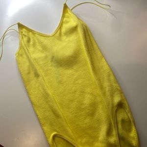 urban outfitters yellow bodysuit